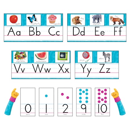 Trend Enterprises Color Harmony Photo Alphabet Bulletin Board Set T8431